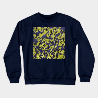 Camouflage - Olive light blue Crewneck Sweatshirt